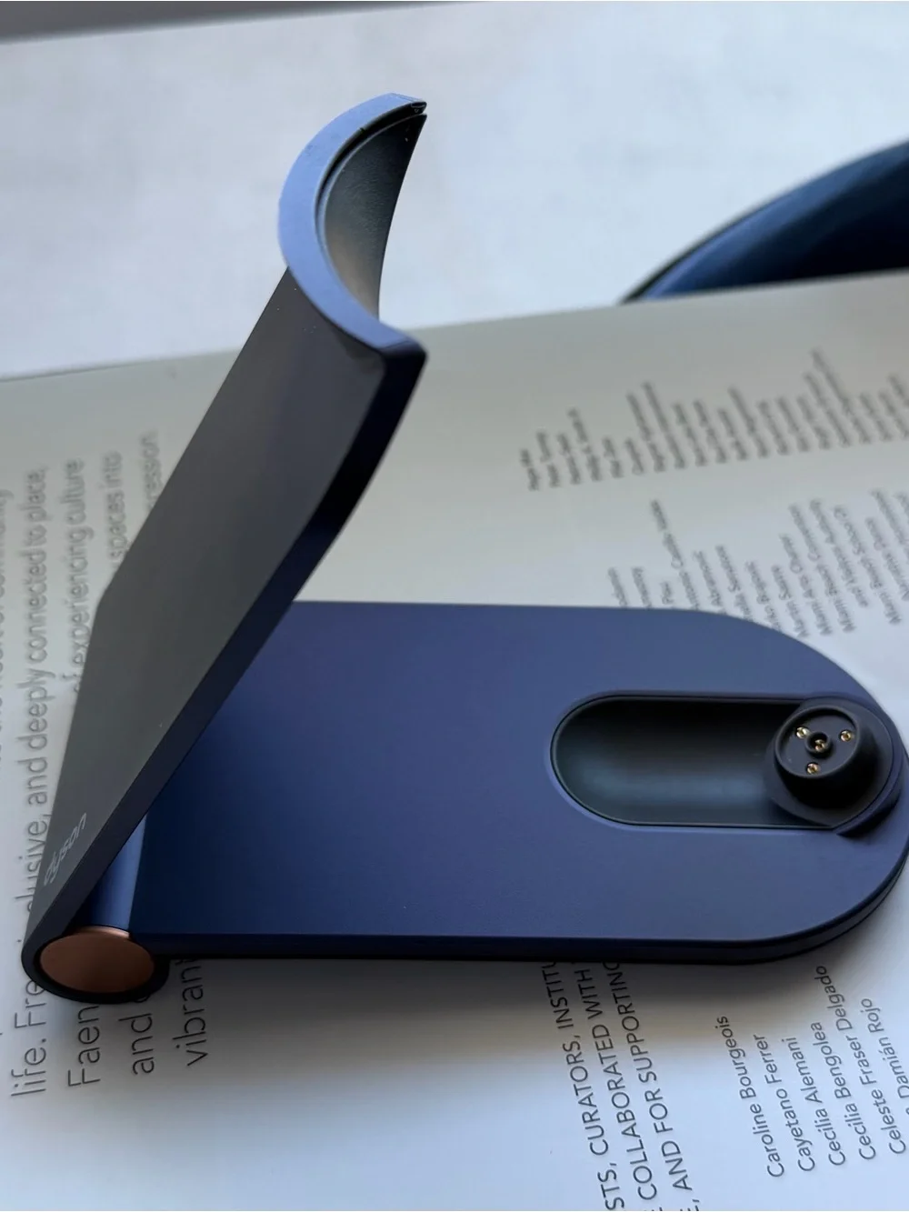 Dyson navy blue VR accessory case with matching controller